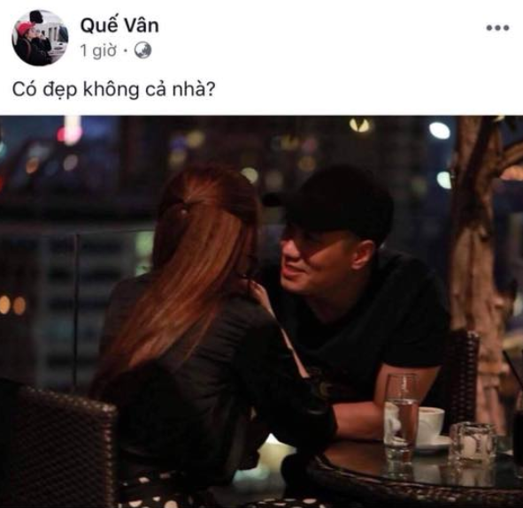 Bức ảnh Quế Vân đăng trước đó vài ngày gây lên nguồn cơn dư luận.