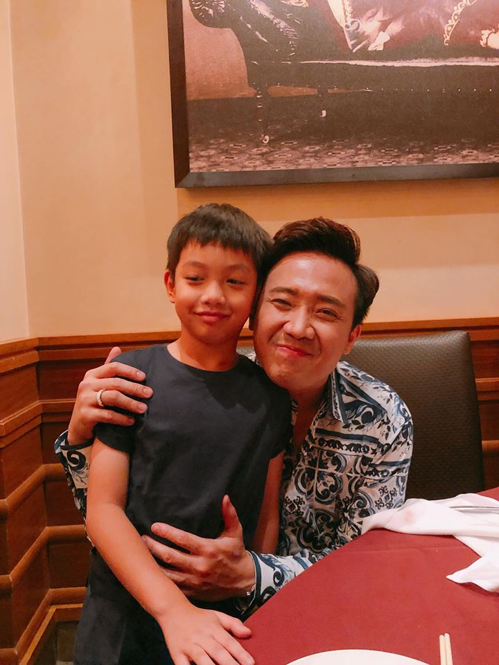 Subeo và chú Trấn Thành.