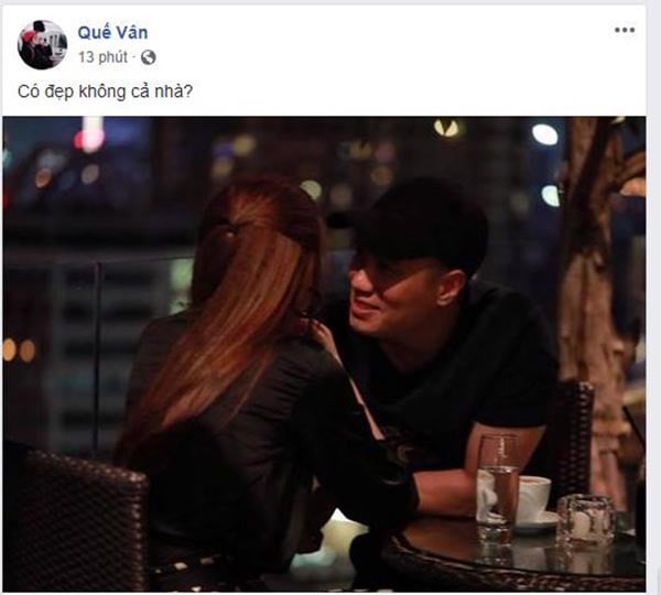 Bức ảnh Quế Vân đăng trước đó không lâu, đã thổi lên là sóng dư luận.