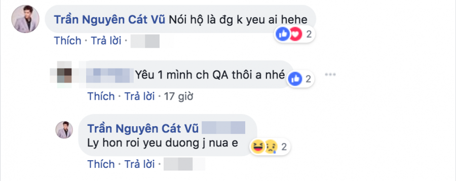 Tim trả lời bình luận của fans hé lộ Tim và Trương Quỳnh Anh đã chính thức ly hôn.
