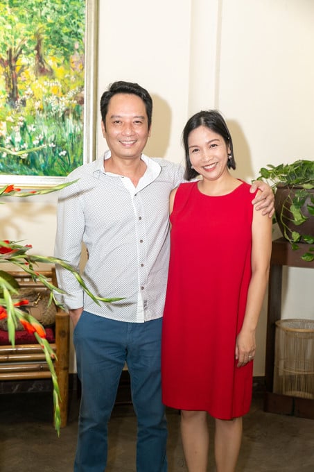 Diva Mỹ Linh và ông xã Anh Quân.