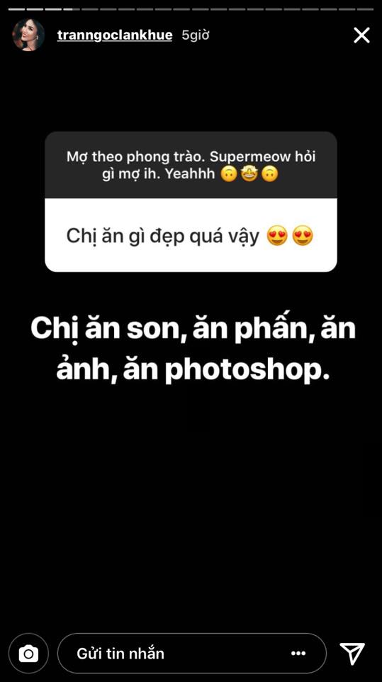 Lan Khuê thật thà, hài hước trả lời fan.