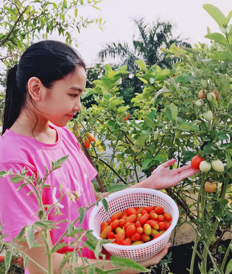 Ở cô bé toát ra đầy khí chất.