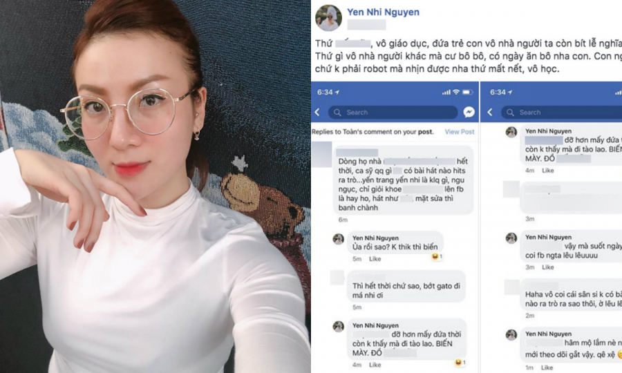 Trên trang Facebook Yến Nhi thu hút đông đảo sự chú ý khi chia sẻ đoạn 