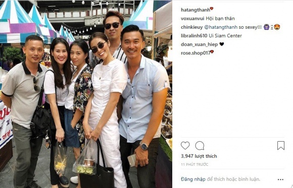 Bức ảnh do chính cô đăng lại rạng rỡ hơn nhưng vẫn gầy xanh xao.