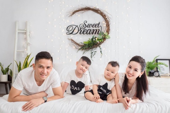 Gia đình nhỏ hạnh phúc của Tâm Tít.