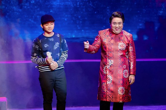 Hoài Lâm từ Mỹ trở về diễn cùng Gia Bảo.