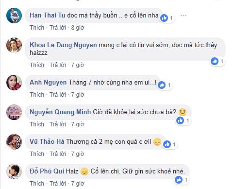 Cư dân mạng vào động viên, an ủi Pha Lê nhanh chóng vượt qua nỗi buồn.