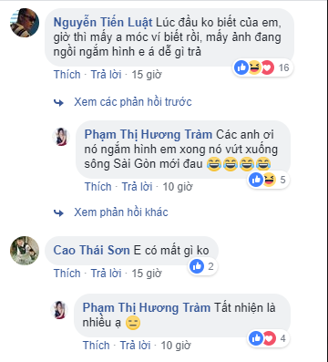Tiến Luật, Cao Thái Sơn cũng vào an ủi người em, mong sẽ nhanh chóng tìm lại được. Chồng Thu Trang còn chọc Hương Tràm: 
