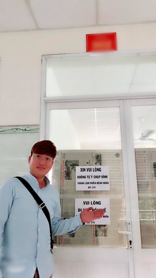 Sỹ Luân đã có mặt tại bệnh viện để thăm hỏi Mai Phương.