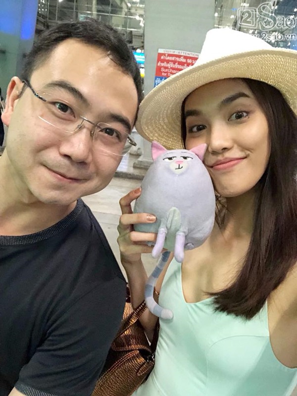 Lan Khuê và vị hôn phu Tuấn Jonh.