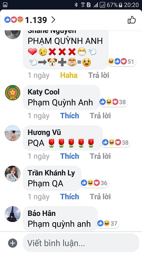 Nhiều người làm loạn facebook của Bảo Anh.
