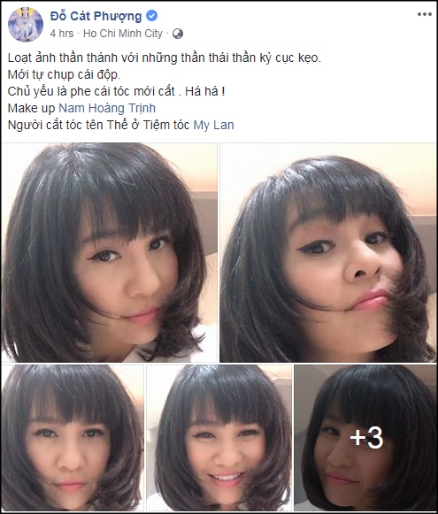 Status mới nhất của Cát Phượng.