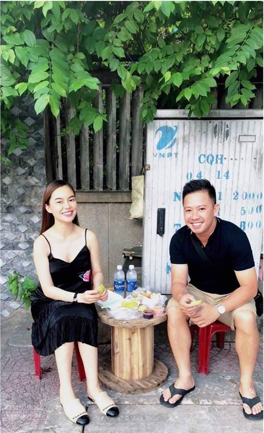 Giang Hồng Ngọc và bạn trai.