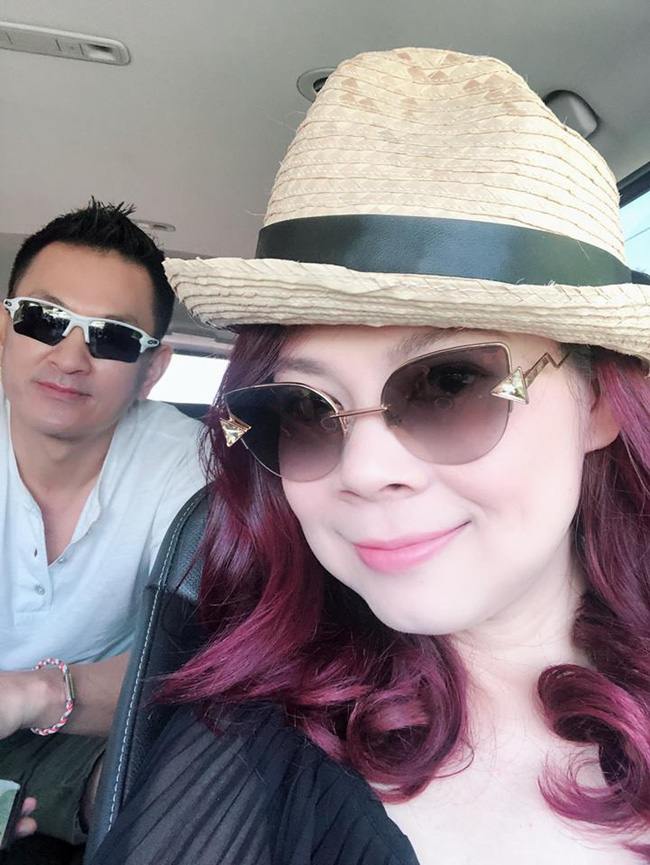 Vợ chồng Thanh Thảo tình cảm, hạnh phúc bên nhau.