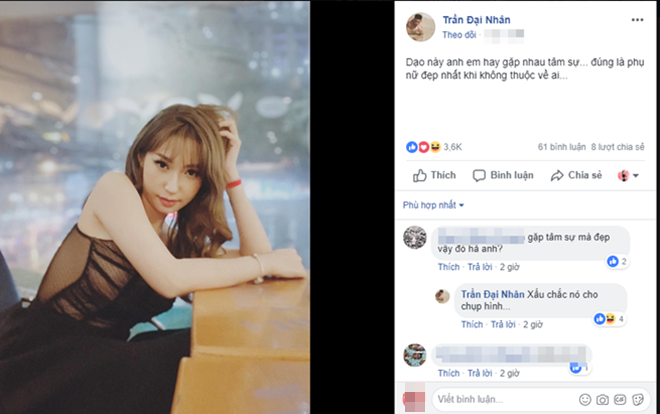 Câu nói của Đại Nhân lại đang làm lộ bí mật cặp đôi đã chia tay nhau.