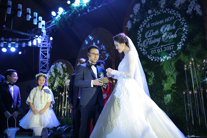 Đám cưới Hoàng Anh và Đức Anh, tháng 7/2017.
