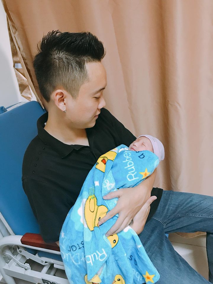 Trâm Anh cũng chia sẻ niềm vui được làm mẹ.