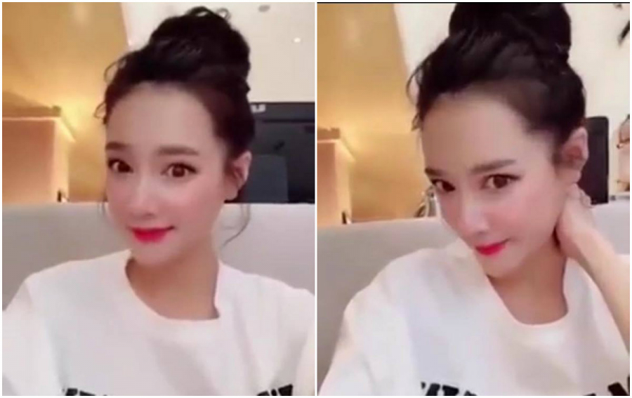 Mới đây, Nhã Phương lại đăng tải một đoạn clip selifie ngắn chỉ vẻn vẹn 10 giây, với dòng trạng thái: 
