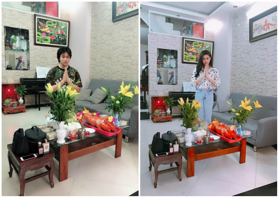 Sau ly hôn, cả 2 vẫn sống chung nhà.