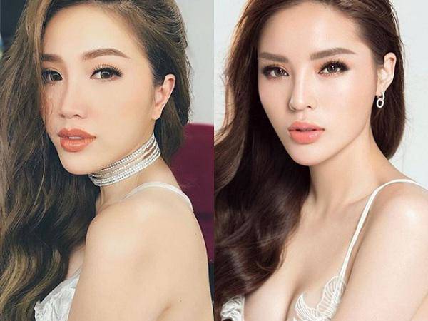 Gần đây trên các trang báo rộ lên thông tin và so sánh cô với hoa hậu Kỳ Duyên có nhiều nét giống nhau, chẳng khác gì 2 chị em sinh đôi, càng khiến cô dính nghi vấn thẩm mỹ.