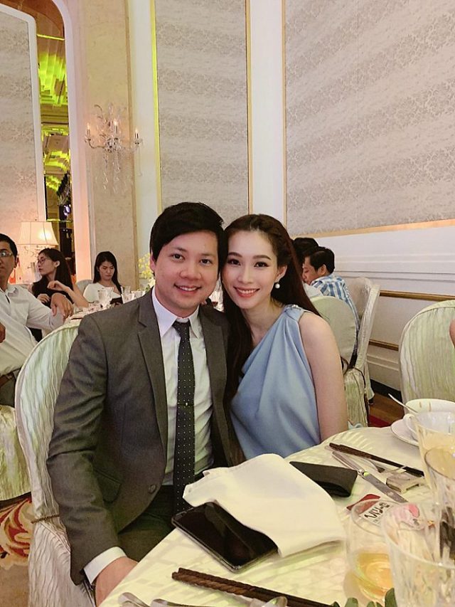 Bức ảnh Đặng Thu Thảo xinh đẹp được ông xã chia sẻ.