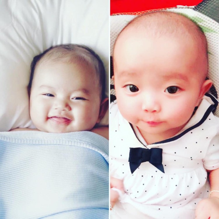 chú ý khi đăng tải hình ảnh thuở nhỏ của con trai Kubi và hình ảnh hiện tại của con gái Anna lên trang Fanpage cá nhân, kèm chia sẻ: 