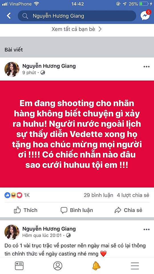 Hoa hậu Hương Giang phân trần, đây thực ra chỉ là món quà của một người hâm mộ mà thôi.
