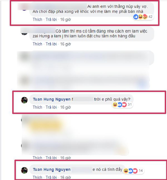 Tuấn Hưng khiến mọi người bất ngờ khi đáp trả lời công kích mộ cách nhẹ nhàng.