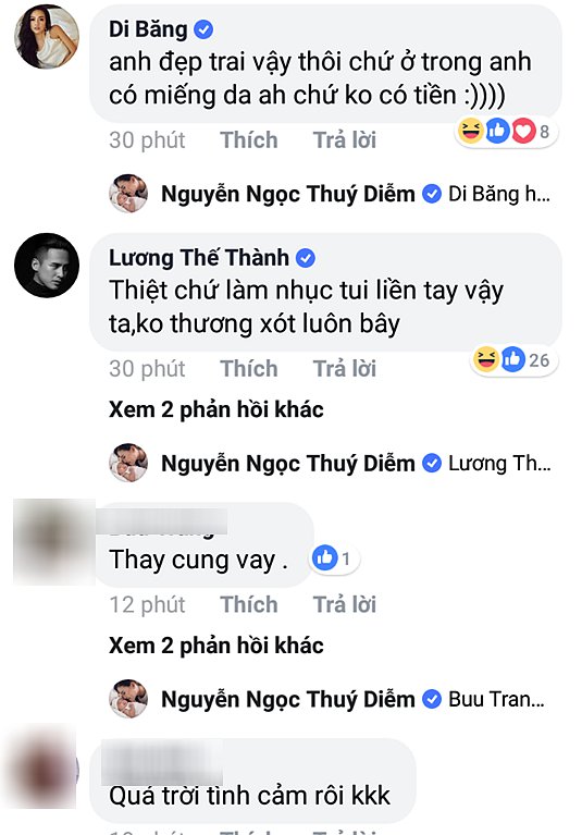 Lương Thế Thành trách yêu bà xã.