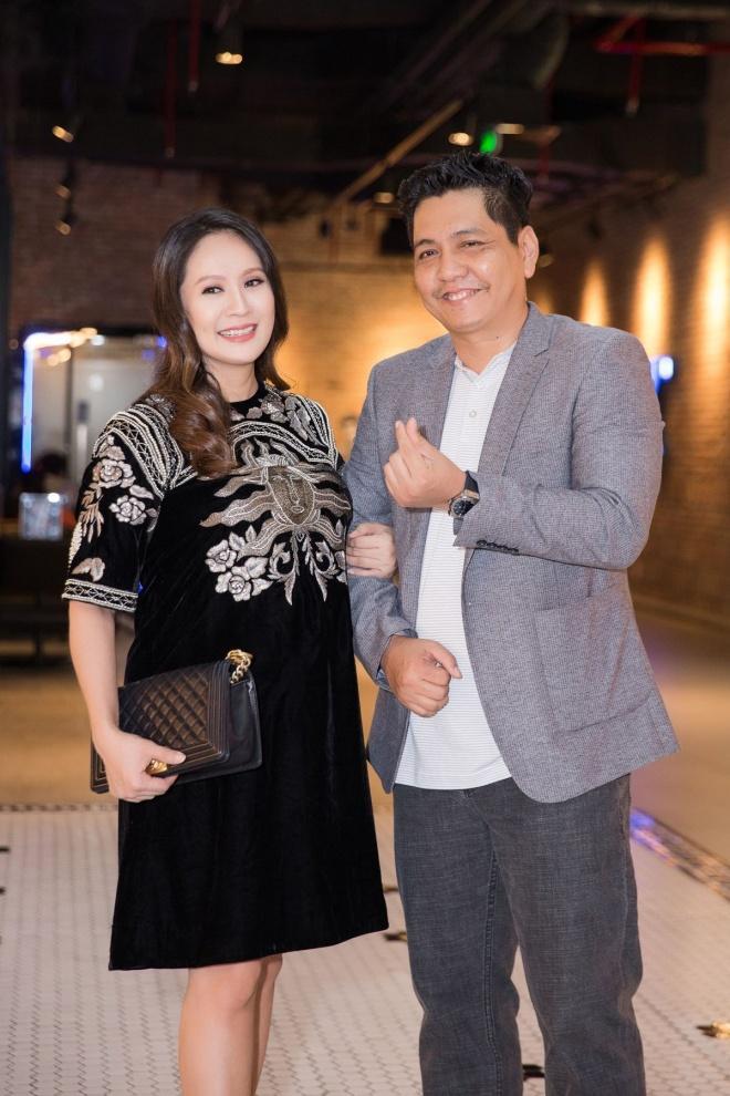 Thanh Thúy và ông xã Đức Thịnh trong một sự kiên gần đây.