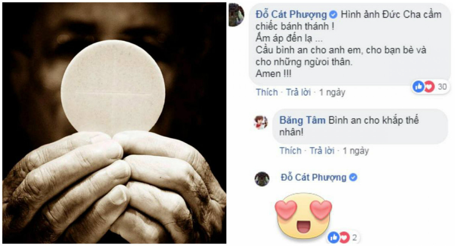 Kiều Minh Tuấn thay ảnh đại diện, Cát Phượng bình luận cầu bình an cho anh.