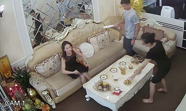 Hình ảnh nữ diễn viên Bảo Thanh tại buổi làm việc với ê-kip.
