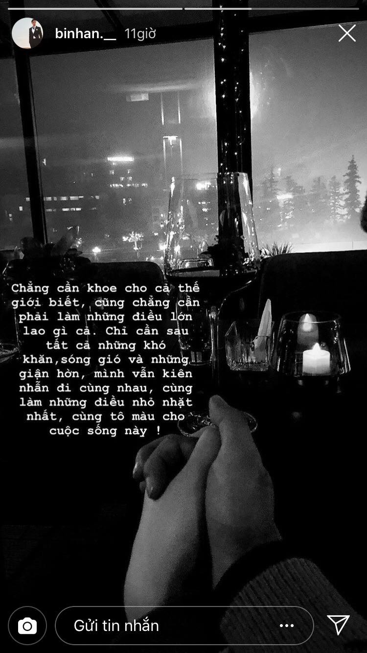 Chia sẻ mới nhất của diễn viên Bình An giữa lúc tin đồn hẹn hò với Á hậu Phương Nga dấy lên, nhận được sự chú ý của cư dân mạng.