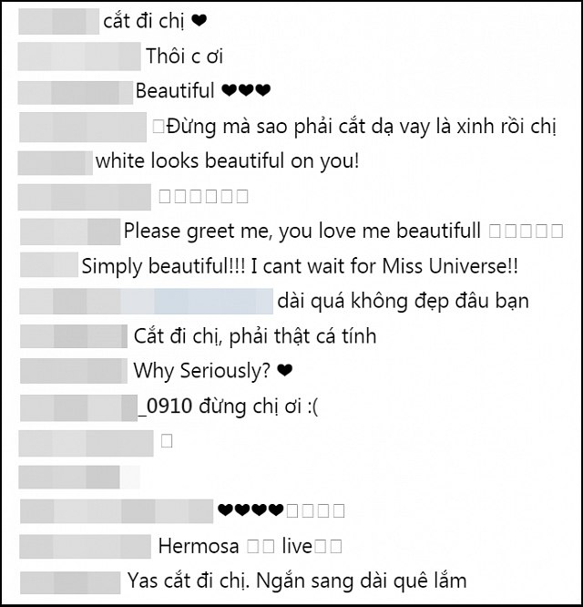 Những ý kiến trái chiều của fan hâm mộ về quyết định của nàng Hậu.