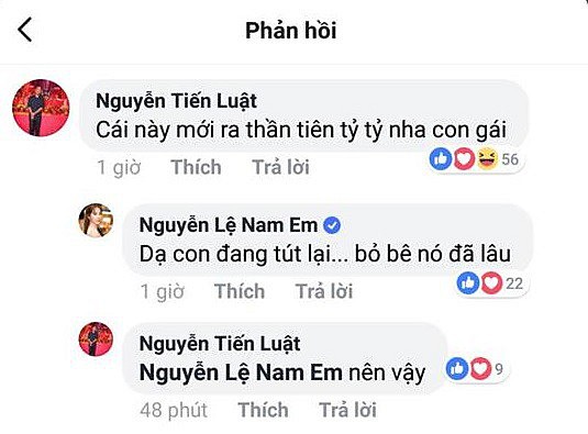 Tiến Luật ân cần khích lệ Nam Em.