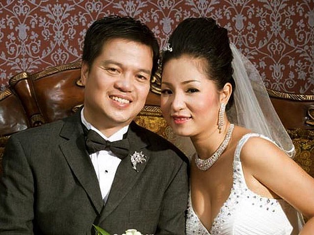 Thúy Nga và chồng cũ Nguyễn Văn Nam.