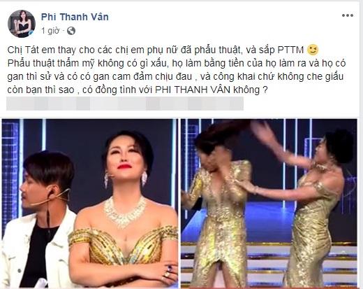 Phi Thanh Vân khẳng đinh, cát tát là để bảo vệ chị em đã, và sắp Shbet888 tiền thưởng cực khủng thẩm mỹ.