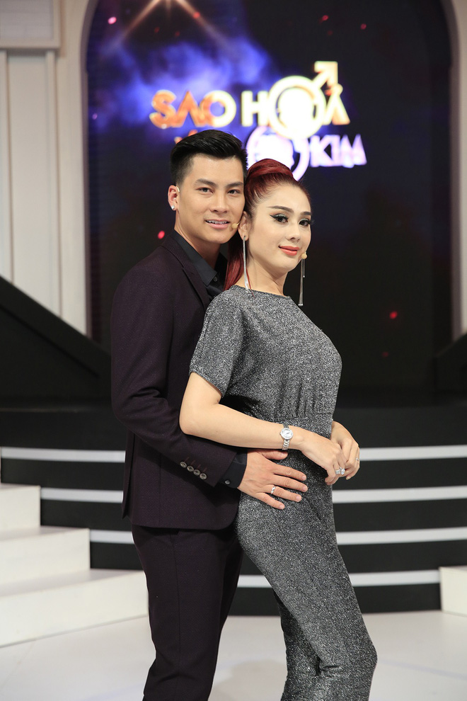 Lâm Khánh Chi và chồng Phi Hùng.