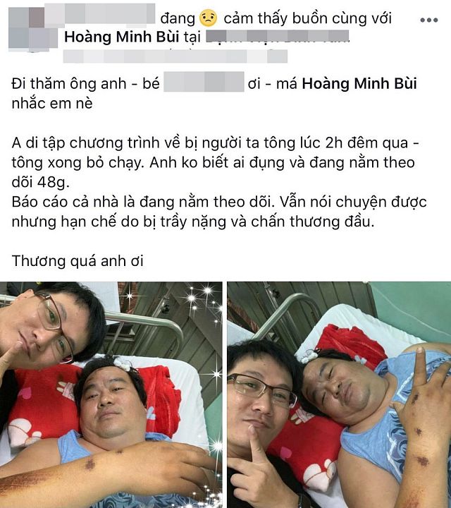 Người thân chia sẻ tình trạng hiện tại của nam danh hài.