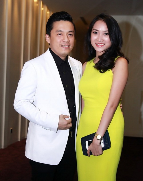 Lam Trường và bà xã 9x Yến Phương.