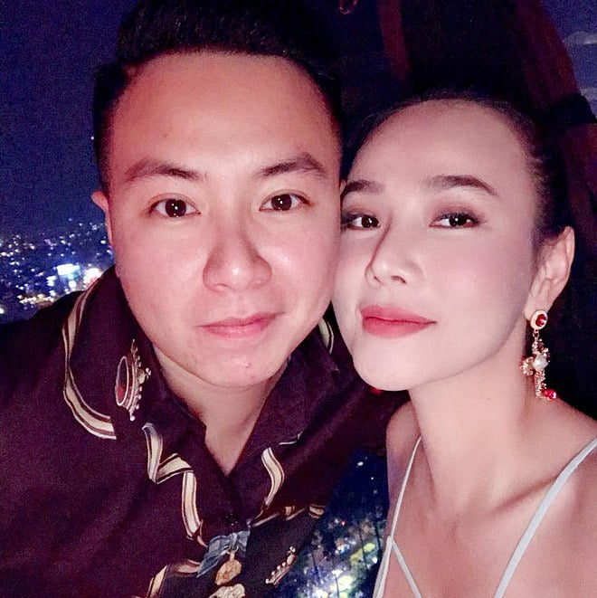 Dương Yến Ngọc và bạn trai thuở còn mặn nồng.