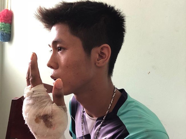 Nghi can Nguyễn Hữu Tình bị bắt ở Long An. 