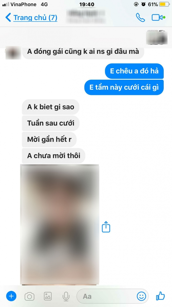“Mời hết mọi người rồi chỉ chưa mời anh thôi!”…