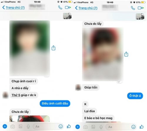 Anh chàng này dường như không tin cho đến khi người yêu cũ “khoe” ảnh cưới.