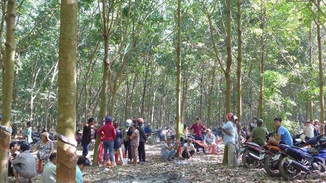 Hiện trường Nguyễn Văn Hưng gây án.