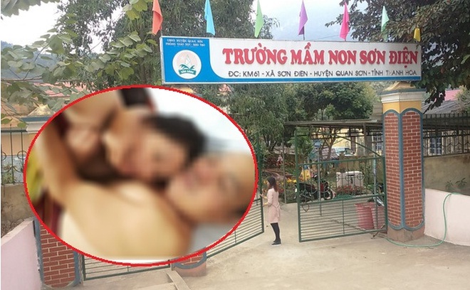 Trường mầm non Sơn Điện nơi cô D. công tác. Ảnh VTC