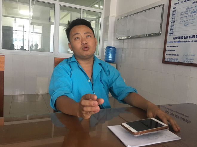 Anh Vạn kể lại sự việc sau khi tỉnh dậy.  