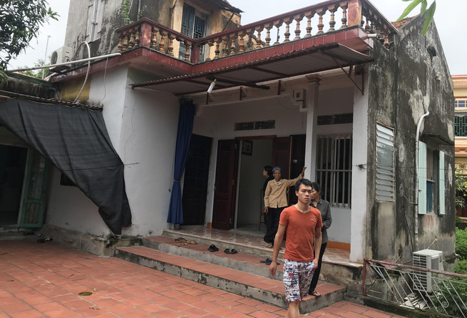Căn nhà nhỏ nơi chị Hằng và bố mẹ sinh sống.    