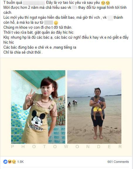 Chia sẻ của ông chồng 